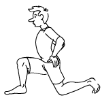 Lunge Exercise for an LCL Tear